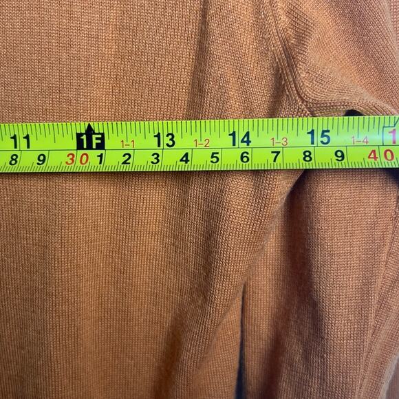 Vintage Maria Sartini Cashmere Orange Women's Size 42 Cardigan - Picture 7 of 7